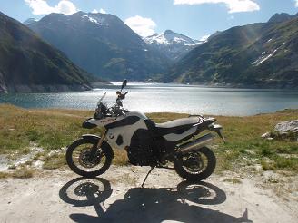 Sunny Summer Day on Sporty Motorcycle