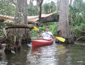 Paddling on the Loxahatchee River, South Florida