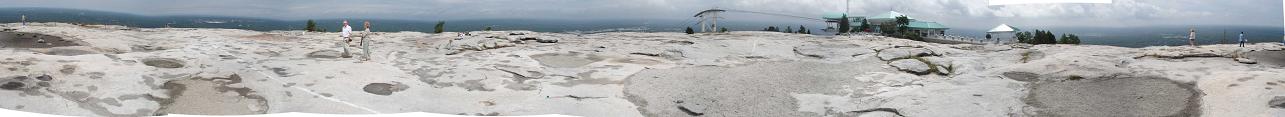 Stone Mountain Panorama near Atlanta, Georgia.