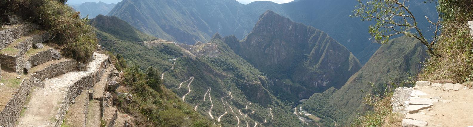 Machu Picchu from Sun Gate, Peru