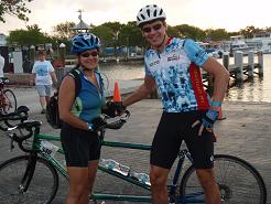 Two Tandem Riders for MS 150