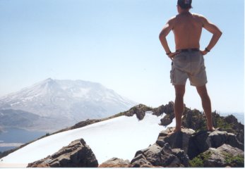 Blick auf Mt. St. Helens von Norden
