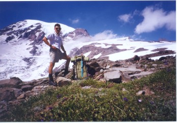 Anstieg zum Camp Muir am Mt. Rainier