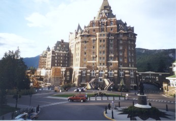 Das historische Banff Springs Hotel