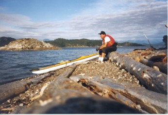 Mit dem Ocean Kayak unterwegs bei Vancouver Island