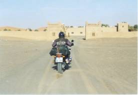 days end at Kasbah in Merzouga